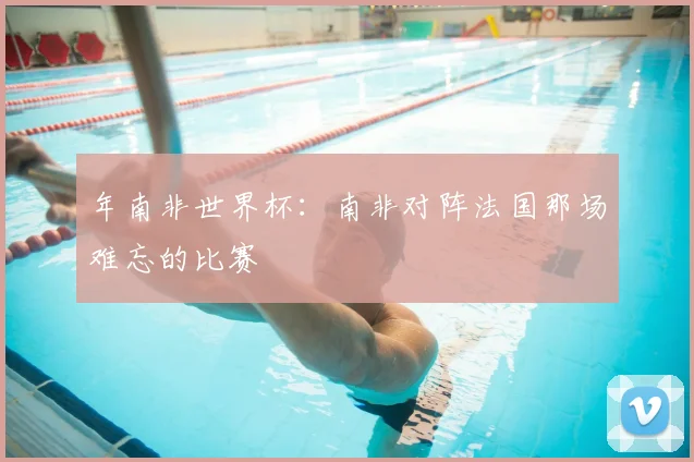 年南非世界杯：南非对阵法国那场难忘的比赛